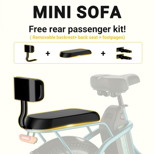 Vélo électrique pliable pour adultes, entrepôt américain, 1000W, batterie au lithium, pneus gras de 20 pouces, cadre en alliage d'aluminium, 7 vitesses, 150 km - Product Image 5