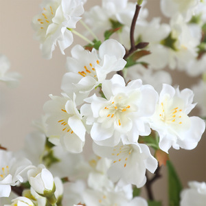 Fleurs artificielles quantité minimale de commande bas pour la décoration intérieure Arrangement floral de fleurs de pêcher décor de mariage Faux fleurs Arrangement floral bricolage - Product Image 3