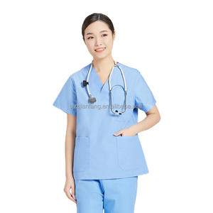 Personalizar Logo Hospital Doctor y Enfermera Uniforme Blanco Paramédico Hospital Médico Enfermera <span class=keywords><strong>Ropa</strong></span> - Product Image 3