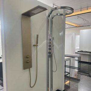 <span class=keywords><strong>Colonne</strong></span> <span class=keywords><strong>de</strong></span> <span class=keywords><strong>douche</strong></span> intelligente tendance TikTok en <span class=keywords><strong>cuivre</strong></span>, avec jets pluie ciel étoilé, cascade et jets spa - Product Image 5