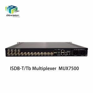 อุปกรณ์กระจายเสียงโทรทัศน์ระบบดิจิตอล (MUX7500) อุปกรณ์กระจายเสียง12ช่อง ISDB-T ASI ไปยัง ASI ISDB-<span class=keywords><strong>TB</strong></span> Multiplexer - Product Image 4