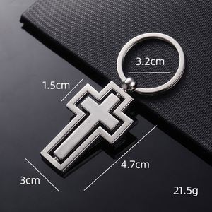 Tùy chỉnh kim loại Jesus chéo <span class=keywords><strong>Keychain</strong></span> Christian Tôn Giáo crucifix móc chìa khóa xe Mặt dây chuyền <span class=keywords><strong>Keyring</strong></span> cho các phím quyến rũ trang sức phụ kiện - Product Image 6