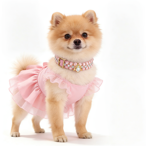 <span class=keywords><strong>Collar</strong></span> para Perros y Gatos Zhous Pet Products, Diseño de Flores de Plástico con Hebilla de Princesa, para Tamaños Pequeños y Medianos - Product Image 2