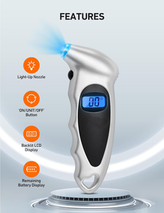 Bandenspanningsmeter Digitaal 0-150Psi (Nauwkeurig In Stappen Van 0.1), Kousvullers Met 4 Instellingen Voor Auto-Vrachtwagenfiets - Product Image 4
