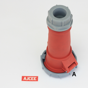 AJCEE NEW TYPE 32A 3 phase + nip67産業用オスメスプラグソケット防水コネクタCE付き - Product Image 2