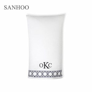 SANHOO Bộ Ga Giường Màu Trắng Không Vết Bẩn 5 Sao Khách Sạn Living Bộ Ga Giường Vải Seersucker Kết Cấu - Product Image 6