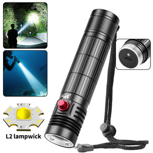 Linterna de buceo XHP50 LED recargable de 2000mAh con interruptor magnético para uso subacuático - Product Image 5