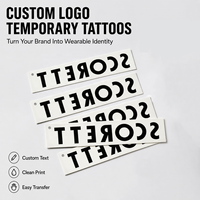 Autocollant de tatouage temporaire imprimé sur mesure, écologique, laminé, longue durée, facile à enlever, jetable, pour le corps, adultes et enfants, plage