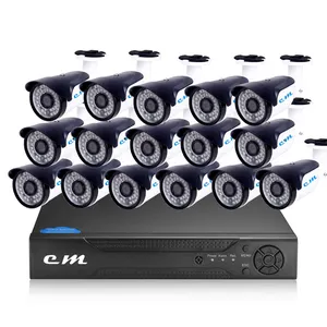 H264 16CH 1080P Bullet CCTV Camera Outdoor Security System