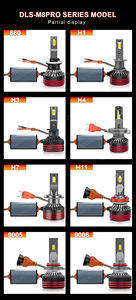 Vente en gros d'usine M8 Pro <span class=keywords><strong>Mini</strong></span> Taille universelle Phare <span class=keywords><strong>de</strong></span> voiture H1 H7 H11 9005 9006 Lumière LED 12V Puce CSP H4 Phare LED pour voitures - Product Image 2