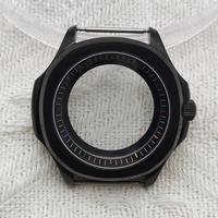 Boîtier de montre en acier inoxydable 39 mm avec verre saphir, fond et dos transparents pour mouvement NH35/NH36/NH70, étanche