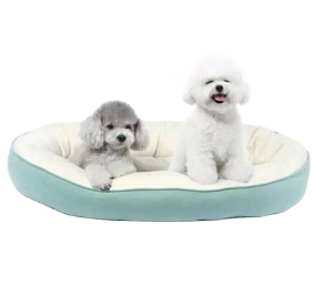 Mehrfarbiges Haustier-Heizbett Warmes Nest Baumwolle Ortho pä disches Hunde bett Memory Foam Cat Cave Bett für kleine Hunde - Product Image 2