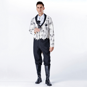 <span class=keywords><strong>Disfraz</strong></span> <span class=keywords><strong>de</strong></span> <span class=keywords><strong>pareja</strong></span> <span class=keywords><strong>de</strong></span> cosplay <span class=keywords><strong>de</strong></span> película <span class=keywords><strong>de</strong></span> Halloween, disfraces <span class=keywords><strong>de</strong></span> novio fantasma vampiro con broche, traje <span class=keywords><strong>de</strong></span> <span class=keywords><strong>diablo</strong></span> elegante para hombres - Product Image 5