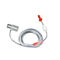Canule nasale de prélèvement CAPNOMED, ligne de prélèvement PE/PVC 2,5 m, certifiée CE, compatible avec le capnographe Oridion Microstream EtCO2