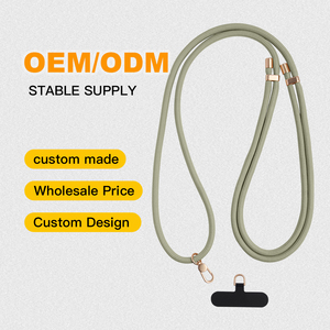 Dây đeo điện thoại đa năng bằng polyester, có thể điều chỉnh, kèm móc treo, logo, dây đeo cổ, dây đeo chéo - Product Image 2