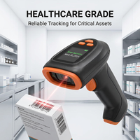 Escáner de Códigos QR 2D Inalámbrico WCMI, Lector CMOS para Farmacias y Hospitales, Trazabilidad de Medicamentos, Preciso y Seguro