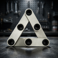 Accouplement à disque laminé en acier inoxydable 304 à 8 trous, connecteur d'arbre flexible, rigidité torsionnelle, pour alignement décalé, OEM