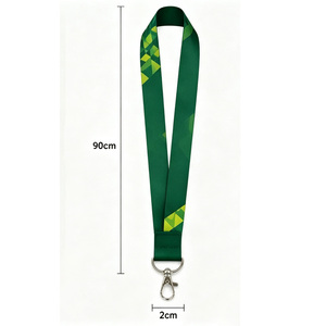 Custom Logo Thermal Transfer <b>Polyester</b> <b>Lanyard</b> Metal Claw Clasp ID Card Badge Holder Neck Strap for Name Tag Promotion - Product Image 3