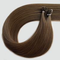 Extensions de cheveux humains vierges européens à pointe K, double trame, sans couture, garanties, disponibles en stock, trame simple