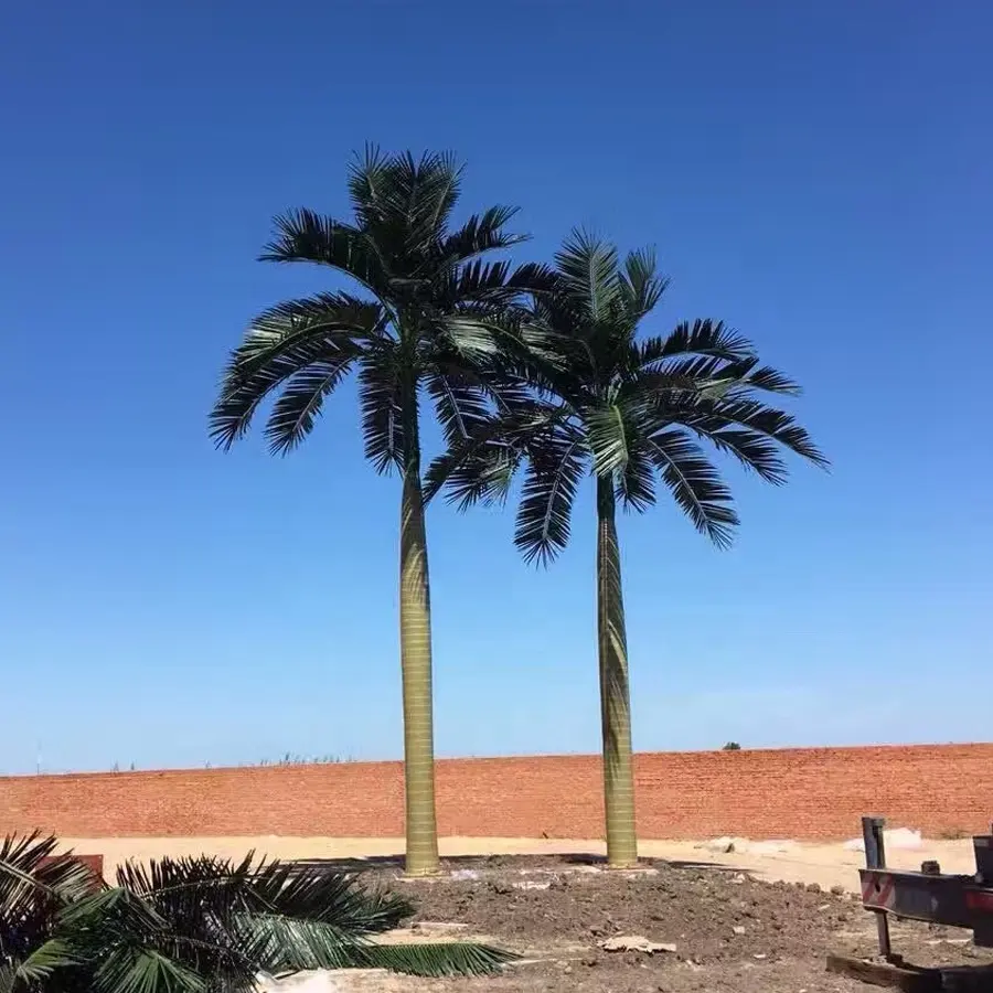 Artificiale royal palma da cocco per esterno di paesaggio della decorazione