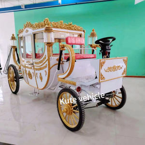 Magnifique calèche victorienne à chevaux à vendre – Achetez une calèche touristique de style britannique, chariot royal à chevaux pour l'Europe - Product Image 1