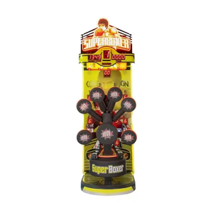 8 cibles Sport jeu Kick Punch Machine langue anglaise Arcade boxe divertissement 1 an de garantie monnayeur fabriqué en plastique - Product Image 1