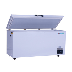 Congélateur coffre gris 468L -60°C à économie d'énergie pour usage domestique, petit supermarché, stockage de poissons, viandes et volailles DW-60W468 Ultra - Product Image 1