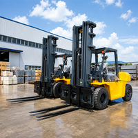 Chariot élévateur diesel industriel 3 tonnes, 3,5 tonnes, 5 tonnes, chariots élévateurs à moteur diesel pour la manutention de conteneurs et de marchandises en port