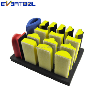 Kit de tampons de polissage convexes et concaves EVERTOOL, bloc de meulage manuel, 16 pièces, kits de tampons de ponçage en PU - Product Image 3