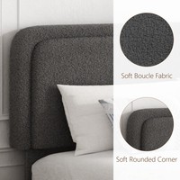 Nouvelle Arrivée Cadre de Lit Ajustable en Flanelle avec Housse Amovible Zippée et Base Stable pour une Hygiène Optimale - Mobilier de Chambre