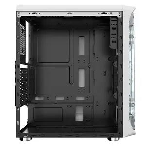 Preço de fábrica OEM Gaming Computer Cases & Towers PC Gaming Case com RGB LED Fan Suporte ATX Micro ATX
