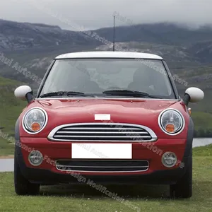 StarNav Pour Mini Cooper R55 R56 2007-2015 Grille de pare-chocs avant en nid d'abeille supérieure et inférieure Bande de garniture extérieure 51132751040 511127 - Product Image 6