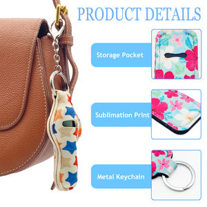 Porte-clés mignon pour baume à lèvres, porte-clés personnalisé, support pour gloss, baume à lèvres, stick à lèvres, rouge à lèvres - Product Image 2