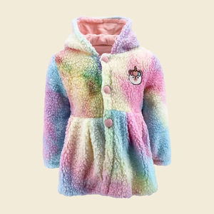 Cappotto di pelliccia colorato invernale bambini cappotti finti ragazze giacca di pelliccia invernale <span class=keywords><strong>bambina</strong></span> cappotti di pelliccia vendita calda neonate DHL abbigliamento Casual - Product Image 1