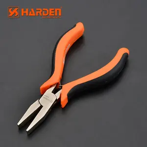 Harden Alat Tangan Multi Fungsi Profesional Kustom Baja Karbon 4.5 "Mini Datar Hidung Plier Alat Tangan