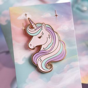Venta al por mayor <span class=keywords><strong>de</strong></span> broches <span class=keywords><strong>de</strong></span> pelo <span class=keywords><strong>de</strong></span> unicornio <span class=keywords><strong>de</strong></span> esmalte duro suave personalizados alfileres <span class=keywords><strong>de</strong></span> cola <span class=keywords><strong>de</strong></span> unicornio - Product Image 3