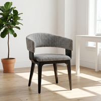 Fauteuil d'appoint en tissu touffeté à imprimé léopard, design ergonomique moderne pour salon, salle à manger, bureau à domicile