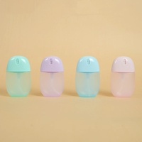 Flacon pulvérisateur portable en plastique de 30 ml et 50 ml avec buse à pression, couleur personnalisée, pour les déplacements