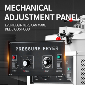 Wenchu thương mại Tự động kiểm soát nhiệt độ áp suất Fryer gà Fryer vịt Fryer Fryer Pan cho chiên thực phẩm - Product Image 5