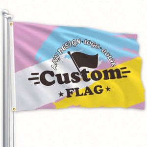 Qiyang Factory Wholesale Premium Fabric Best Price Painting Design Outdoor Indoor Custom <b>Flags</b>, Banners - Product Image 4