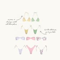 Tw1007 Badpak Leverancier Aanpassen Logo Private Label Merk Badmode Nieuw Design Baghing Pakken Custom Bikini Badmode
