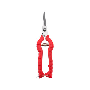 Stainless Steel Pruning Shears Red Plastic Handle Bypass Type For Branches 20-30 Mm Manual Operation - Product Image 5