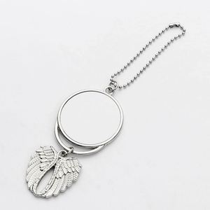 Fashion Sublimation Charm Blanks <b>Keychain</b> Making Kit Wing Car Hanging Pendant Accessories Sublimation Angel Wing <b>Keychain</b> Blanks - Product Image 2