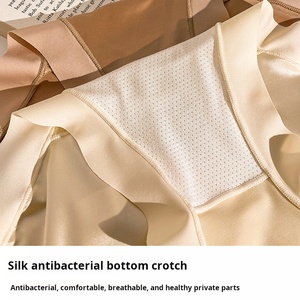 Phụ Nữ Của Hàng Ngày Mùa Hè Hipster Mỏng Trong Suốt Lưới Liền Mạch Hip Lift Tummy Kiểm Soát Chống Vi Khuẩn Băng Lụa Dệt Kim Eo - Product Image 2