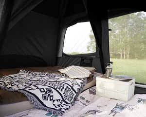 <span class=keywords><strong>Tenda</strong></span> Familiare Grande OEM per 4-6 Persone, Doppio Strato Impermeabile, con Vestibolo, Riparo Glamping per Attività all'Aperto - Product Image 3