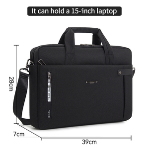 Maletín grande para hombre, fundas para ordenador portátil de 15,6 pulgadas, bolso de trabajo de oficina de negocios, bolso de mensajero, bolsos de hombro, bolsos de lona impermeables - Product Image 2