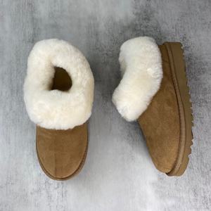 Botas de Invierno Uggs Originales, Modernas, Unisex, Hechas a Medida, con Aislamiento Térmico, Parte Superior de Lana y Algodón, Entresuela de Felpa, Altura hasta el Tobillo - Product Image 2