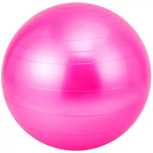 Bola Yoga PVC Multi warna dan ukuran, bola Pilates Yoga Anti ledakan latihan keseimbangan kehamilan pemulihan kebugaran - Product Image 2