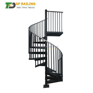 Escalier <span class=keywords><strong>en</strong></span> colimaçon DF, escalier <span class=keywords><strong>en</strong></span> colimaçon d'intérieur élégant, kits de garde-corps <span class=keywords><strong>en</strong></span> verre pour escalier <span class=keywords><strong>en</strong></span> colimaçon / escaliers <span class=keywords><strong>en</strong></span> colimaçon d'extérieur - Product Image 1