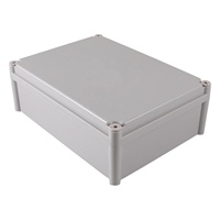 Boîtier de jonction électrique étanche et anti-poussière IP65 en plastique ABS pour projet, boîte de conduit pour enclos électrique extérieur, couleur personnalisée